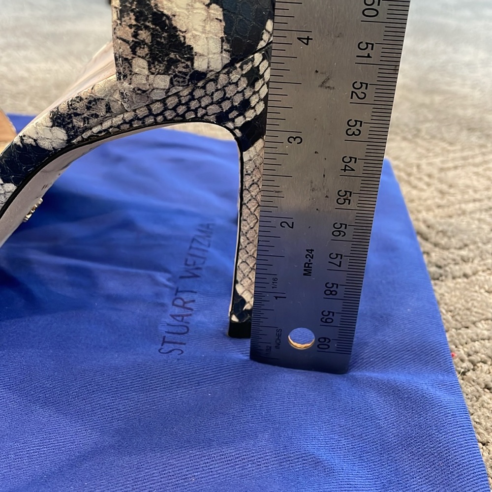 Stuart Weitzman Nudistrong Cross Python Printed S… - image 4